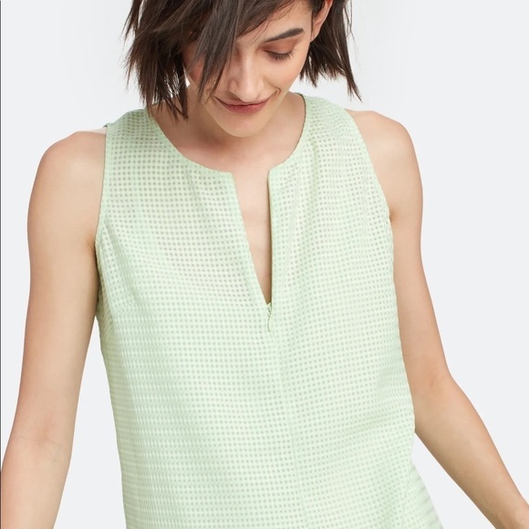 Norr Karla full length light green sleeveless drop waist dress - Picture 10 of 12